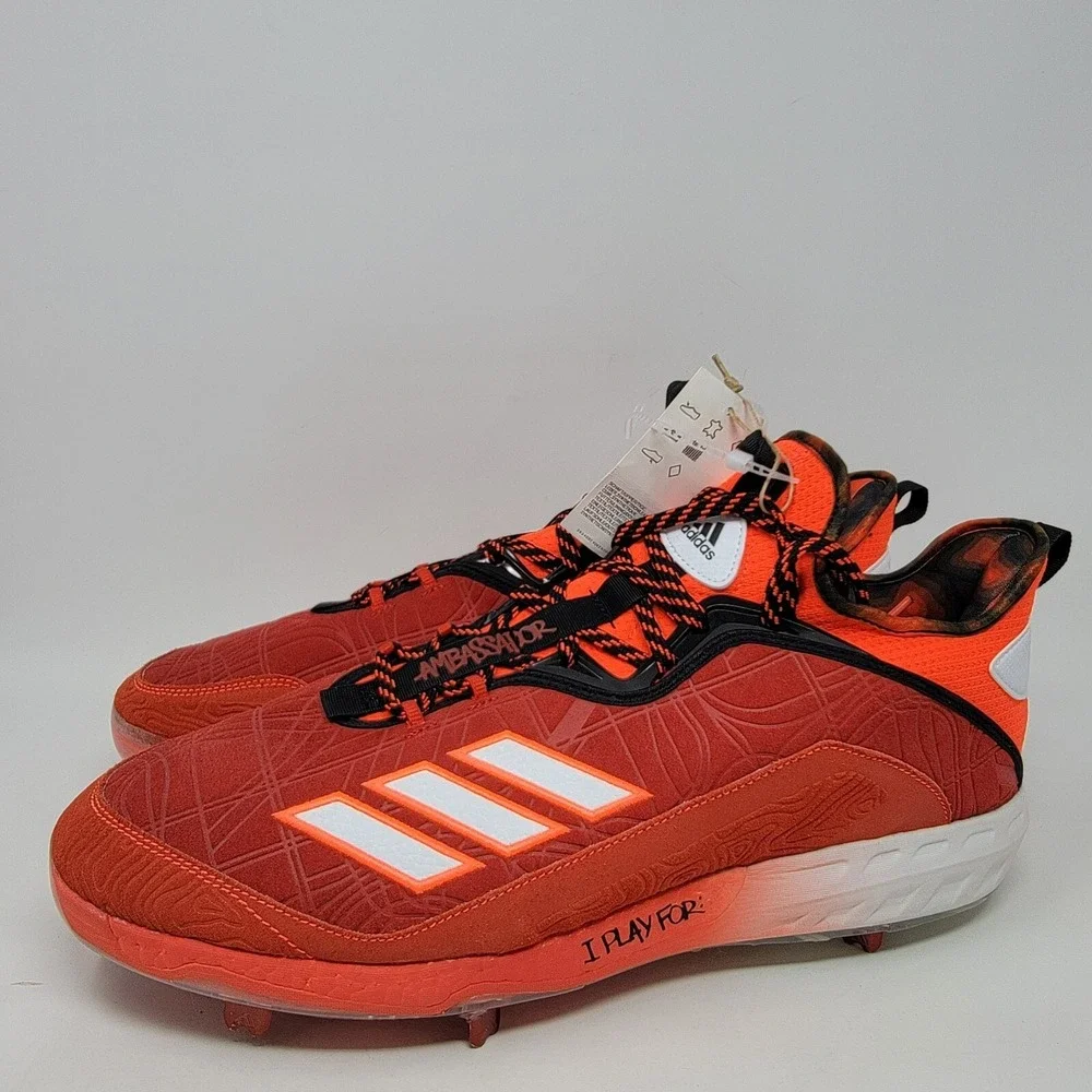 Adidas Ambassador Boost Icon 6‎ ASG Baseball Shoes Size 17 Red Men's Cleats New